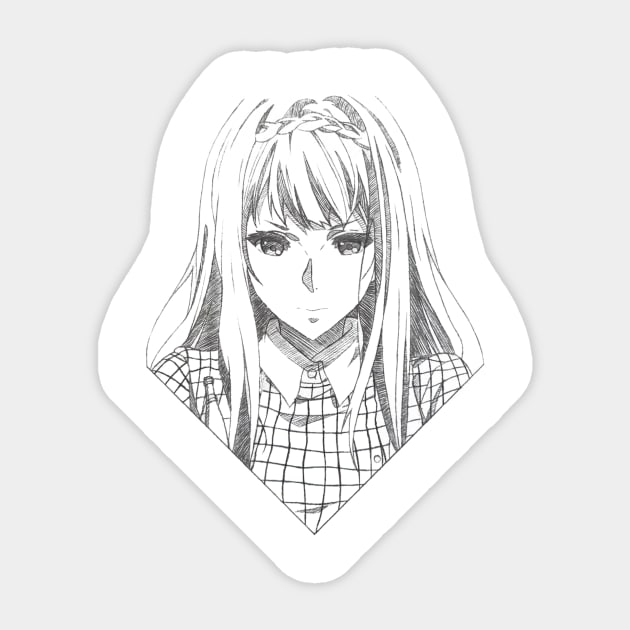 Luculia from Violet Evergarden Sticker by ss_art1